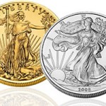 gold silver coins